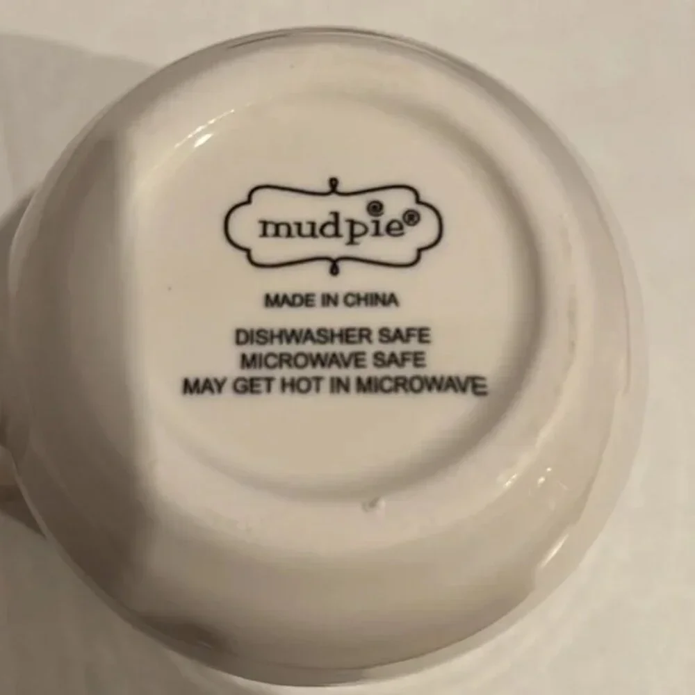 Mud Pie White Santa's Favorite Dog Toy and Mug Set/NWT